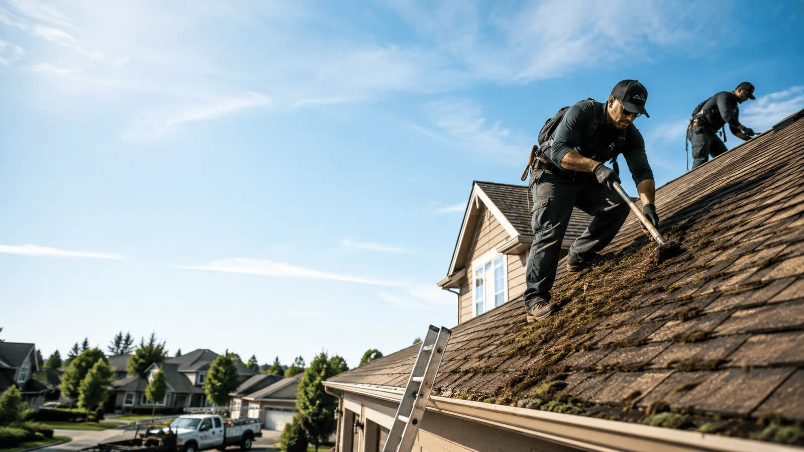 Roof Moss Removal in Hoffman, MN near me